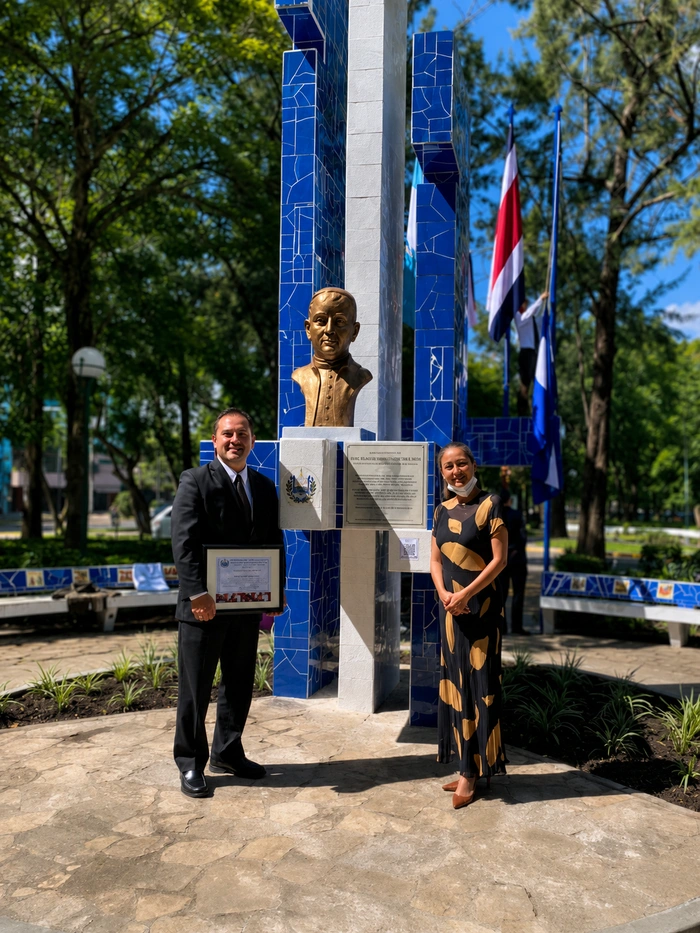 Plaza de El Salvador — Estuardo Mendez-Ruiz y Sylvia Sánchez Esquivel