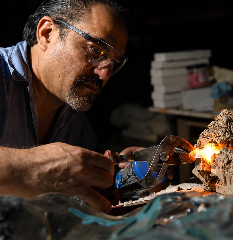 Retrato de Estuardo Méndez-Ruiz Godoy